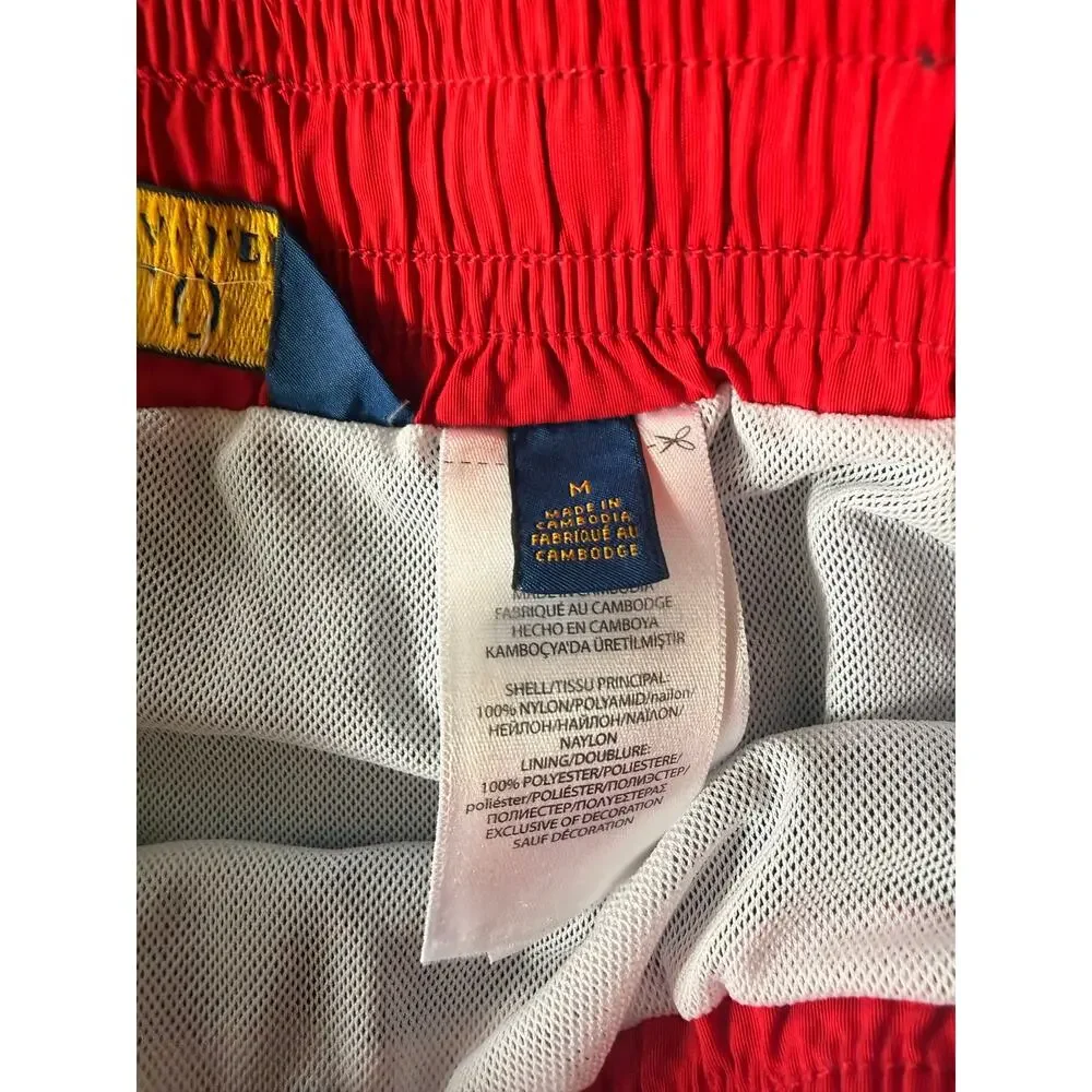 Polo Ralph Lauren Classic Swim Trunk Traveler‎ 5.75’’ Medium Navy red logo